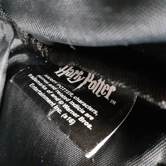 Harry Potter Gryffindor Handbag Maroon Black Striped. Hogwarts Crest Crossbody - Picture 13 of 13